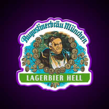 Augustiner Munich Beerlagerbier Hell Beer Bar Decor Led Neon Sign Rgb Color - LED neon sign view 9