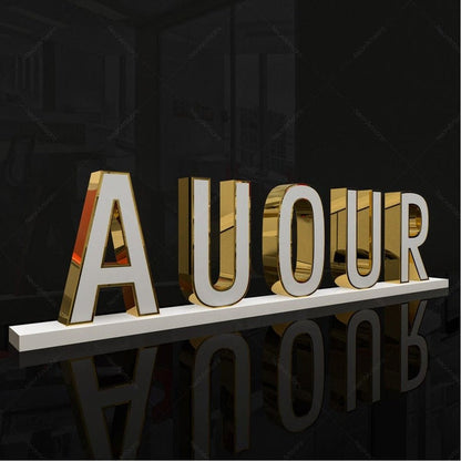 Auour 3D Frontlit And Backlit Channel Letter Led Light Sign - Shineneon