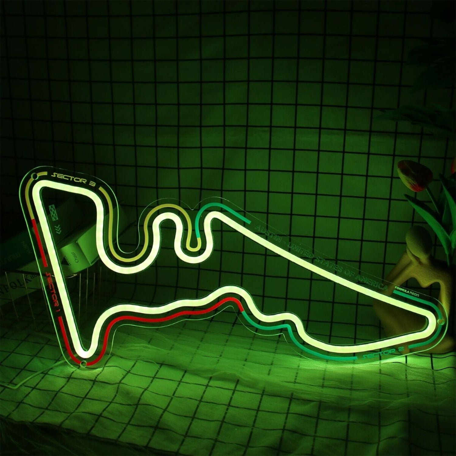 Austin City Map Led Neon Sign - Shineneon