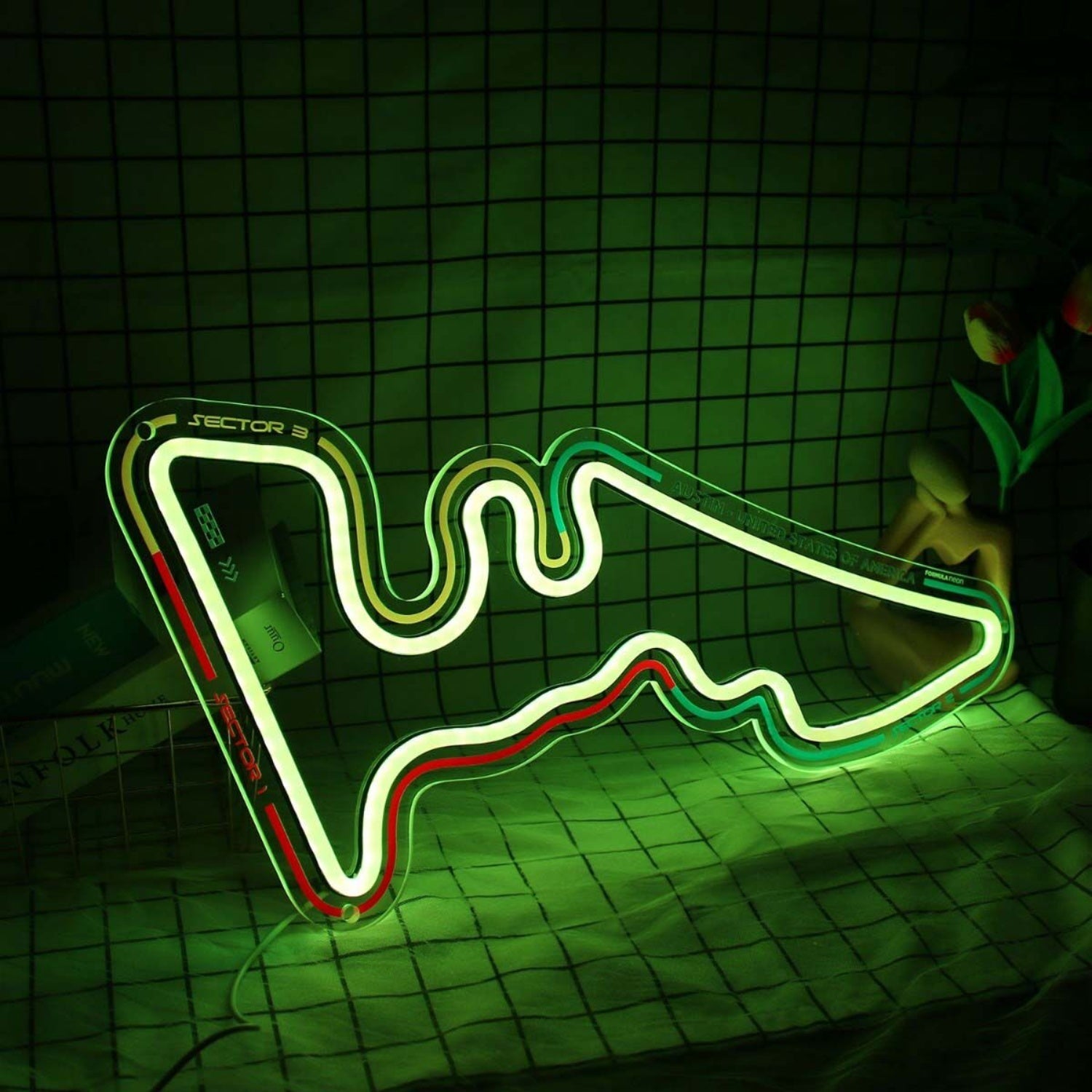 Austin City Map Led Neon Sign - Shineneon