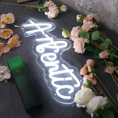 Authentic White Led Neon Sign - Shineneon