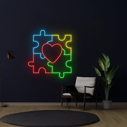 Autism Awareness Neon Sign