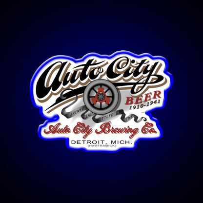 Auto City Brewing Company Beer Bar Decor Led Neon Sign Rgb Color - LED neon sign view 5
