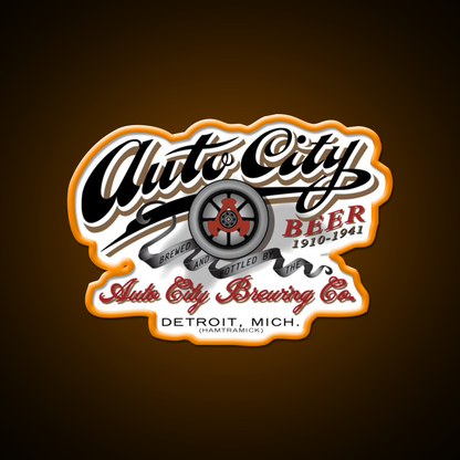 Auto City Brewing Company Beer Bar Decor Led Neon Sign Rgb Color - LED neon sign view 6