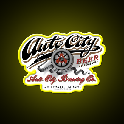 Auto City Brewing Company Beer Bar Decor Led Neon Sign Rgb Color - LED neon sign view 7