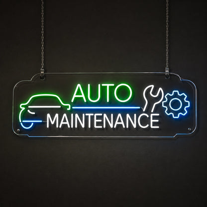 Auto Maintenance Neon Sign LED Neon Sign main product image