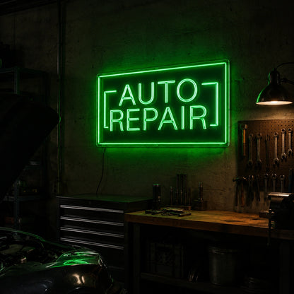 Auto Repair Shop LED Neon Sign - 02 High-Converting Product Image