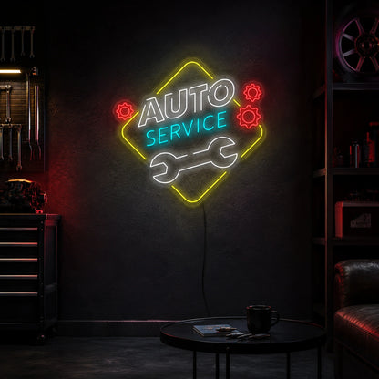 Auto Service Neon Sign LED Neon Sign high-converting product image
