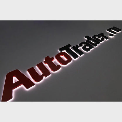 Autotrader 3D Backlit Channel Letters Led Light Sign - Shineneon