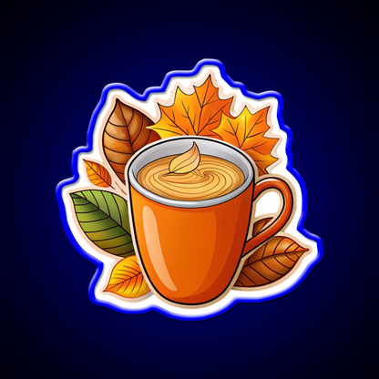 Autumn Coffee Magic Vibes Cafe Led Neon Sign Espresso Bar Art Rgb Color