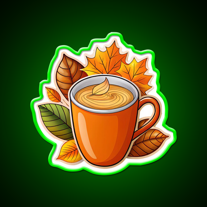 Autumn Coffee Magic Vibes Cafe Led Neon Sign Espresso Bar Art Rgb Color