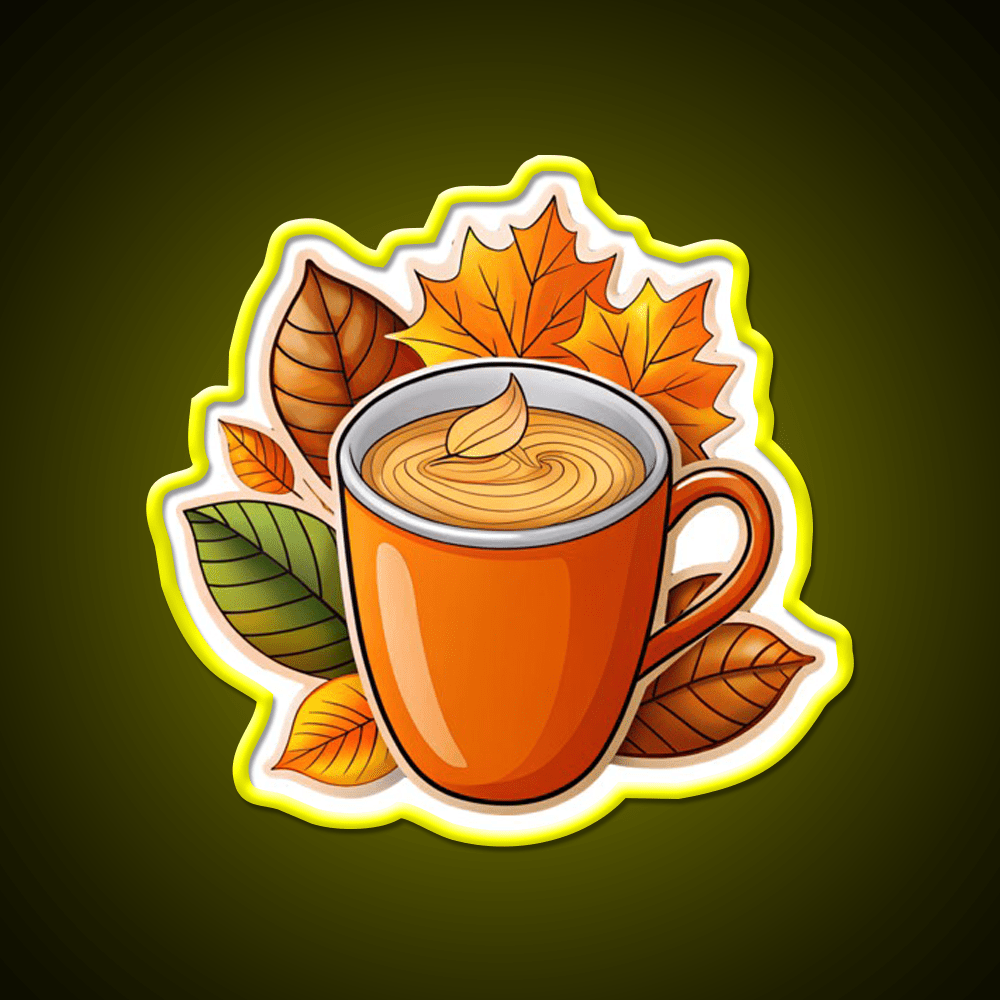 Autumn Coffee Magic Vibes Cafe Led Neon Sign Espresso Bar Art Rgb Color - Shineneon