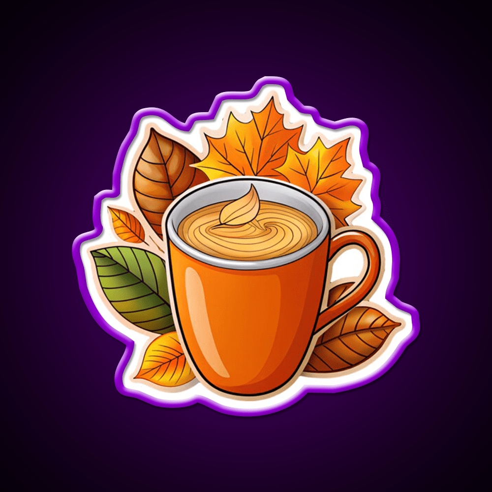Autumn Coffee Magic Vibes Cafe Led Neon Sign Espresso Bar Art Rgb Color - Shineneon