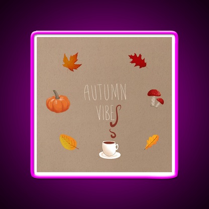 Autumn Vibes Cafe Led Neon Sign Espresso Bar Art Rgb Color - Shineneon