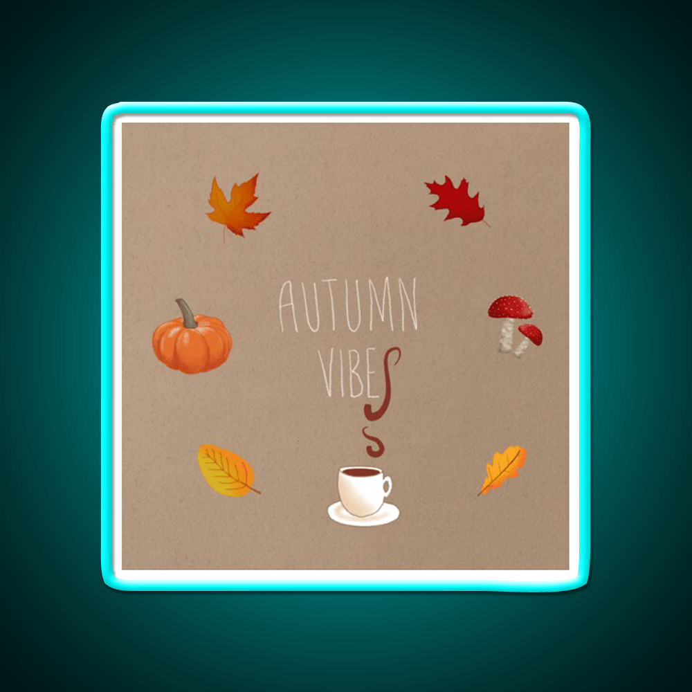Autumn Vibes Cafe Led Neon Sign Espresso Bar Art Rgb Color - Shineneon