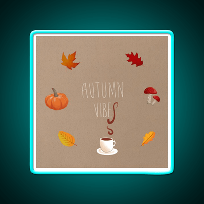 Autumn Vibes Cafe Led Neon Sign Espresso Bar Art Rgb Color - Shineneon
