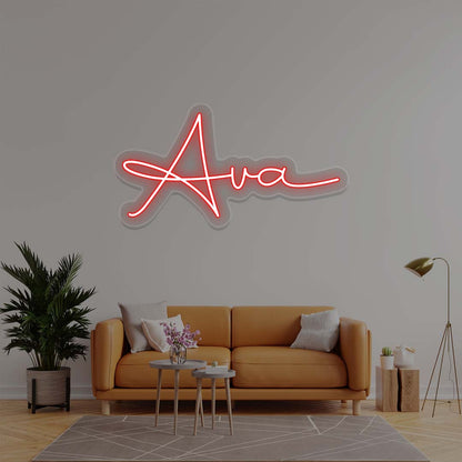 Ava Name Led Neon Sign | Shineneon