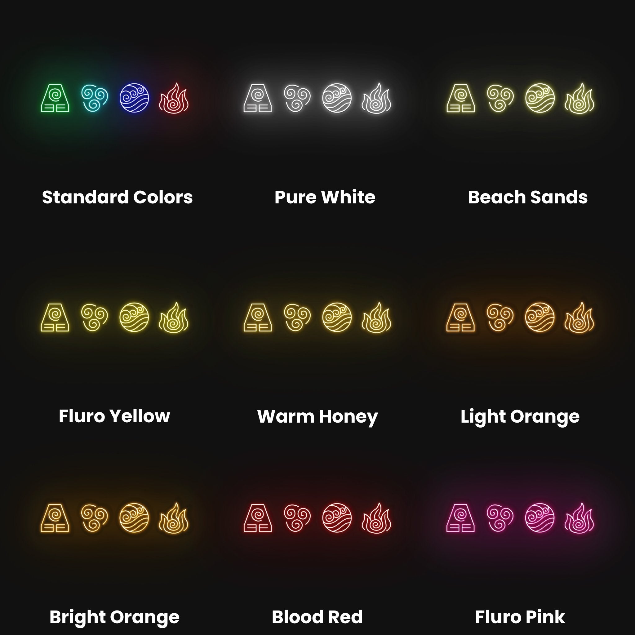 Avatar Elements Led Neon Sign | Shineneon
