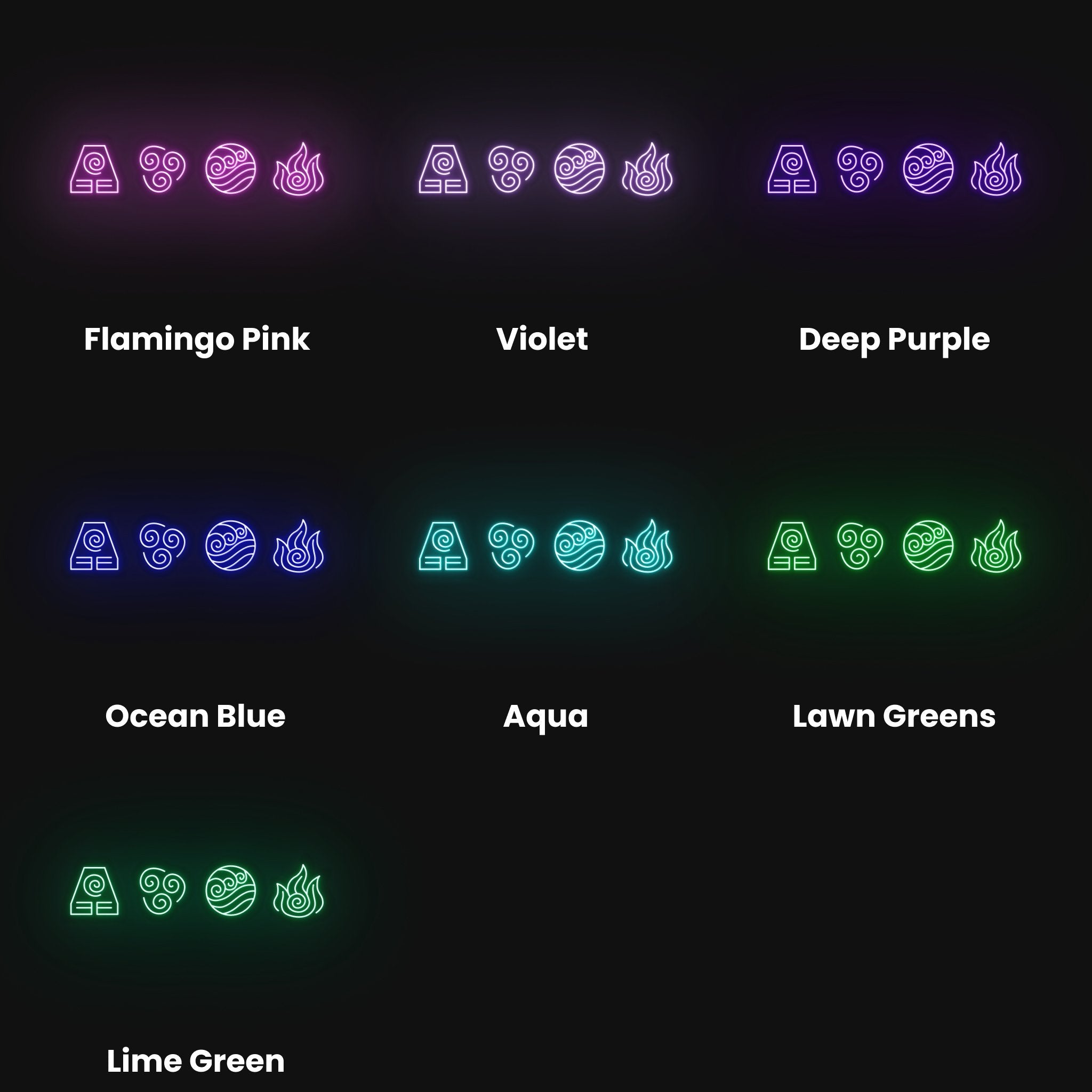 Avatar Elements Led Neon Sign | Shineneon