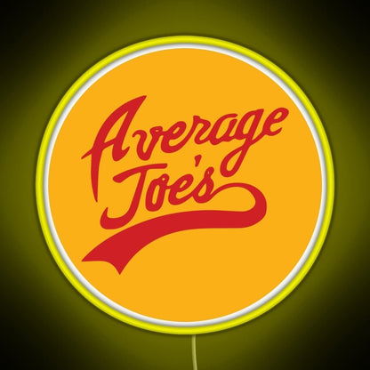 Average Joe S Gymnasium Rgb Led Neon Sign Pop Wall Art - Shineneon