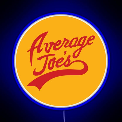 Average Joe S Gymnasium Rgb Led Neon Sign Pop Wall Art - Shineneon