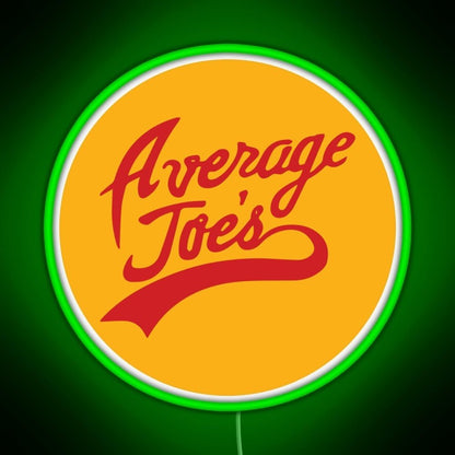 Average Joe S Gymnasium Rgb Led Neon Sign Pop Wall Art - Shineneon