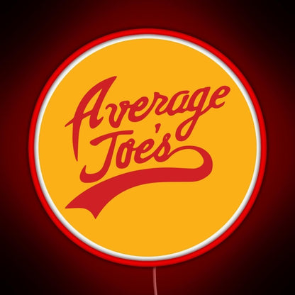 Average Joe S Gymnasium Rgb Led Neon Sign Pop Wall Art - Shineneon