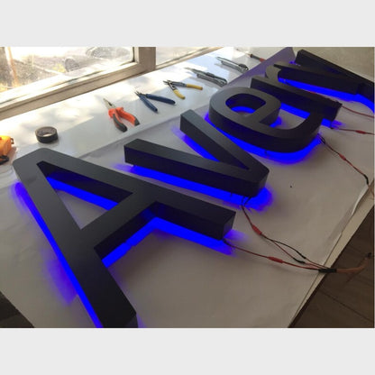 Avery 3D Backlit Channel Letters Led Light Sign