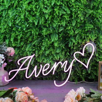 Avery Purple Led Neon Sign - Shineneon