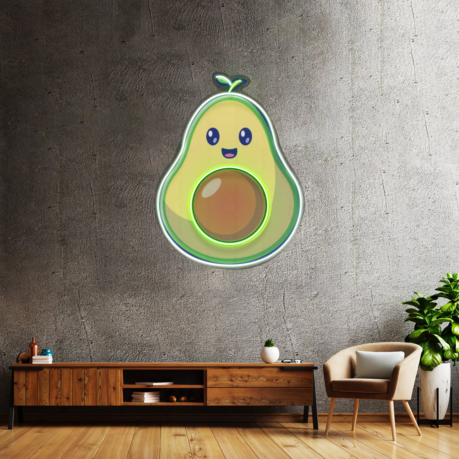 Avocado Baby Custom Led Signs Artwork For Sale