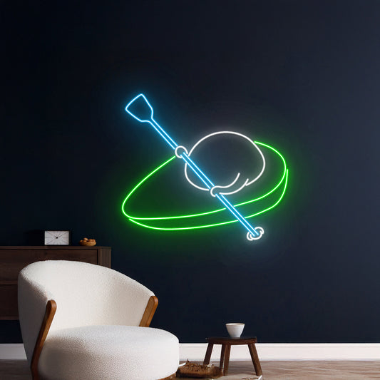 Avocado Kayak Neon Sign