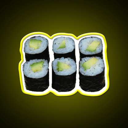 Avocado Sushi Snack Food Led Neon Sign Rgb Color - Shineneon