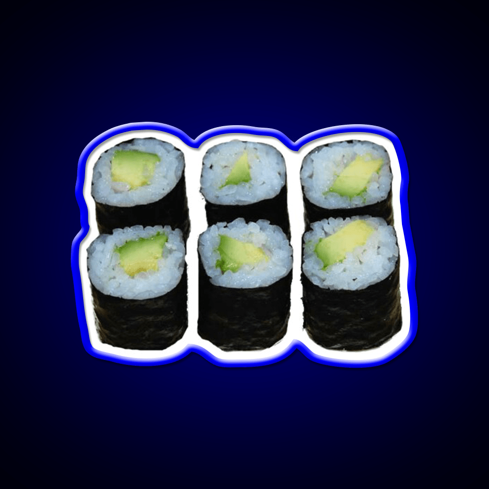 Avocado Sushi Snack Food Led Neon Sign Rgb Color - Shineneon