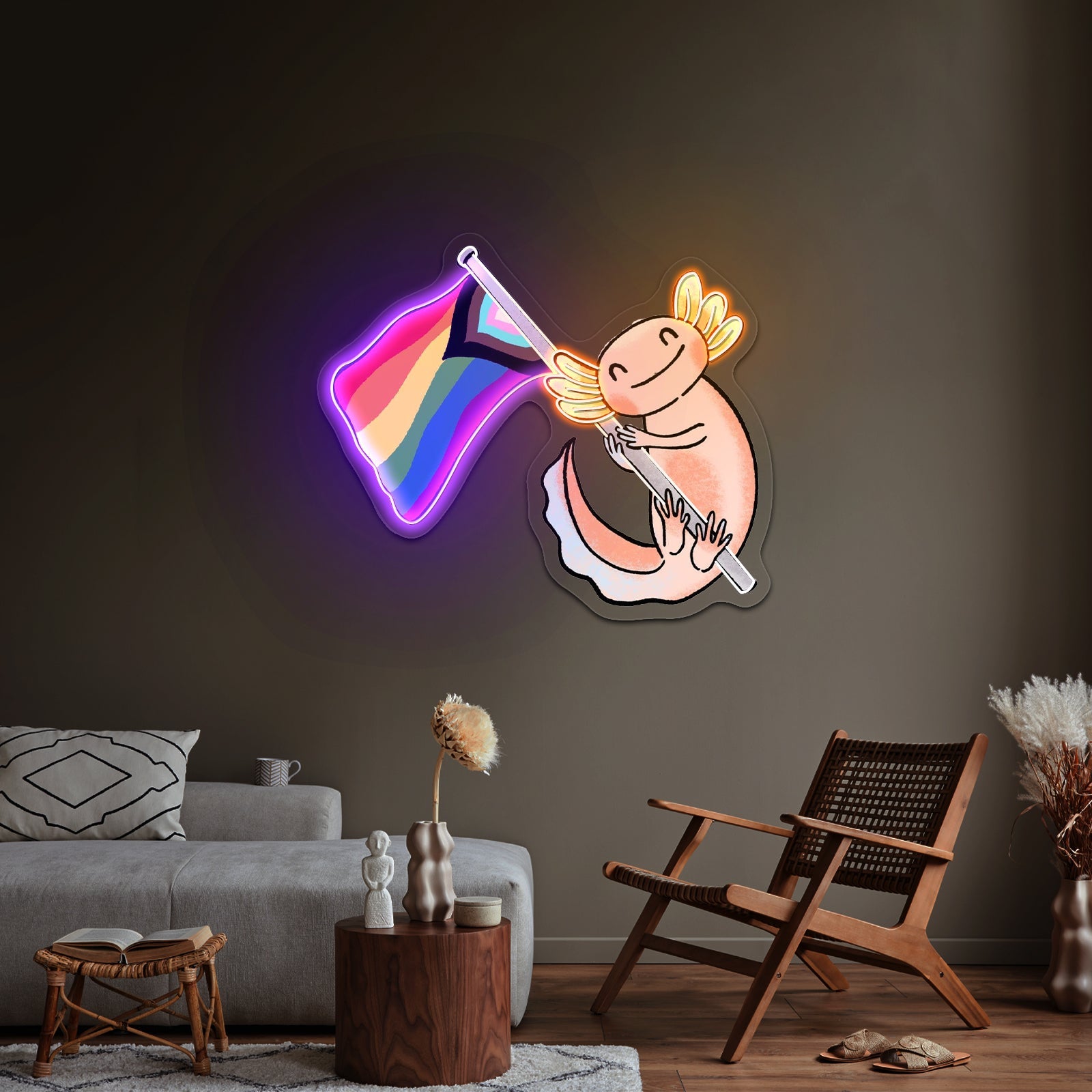 Avoid Looking Forward Or Backward Neon Signs For Business Neon Sign - Shineneon