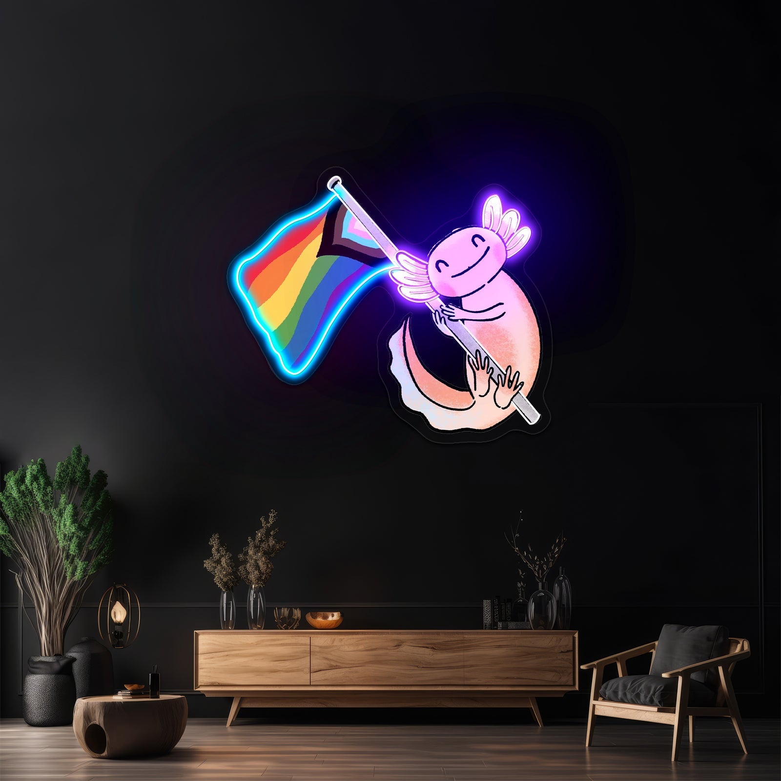 Avoid Looking Forward Or Backward Neon Signs For Business Neon Sign - Shineneon