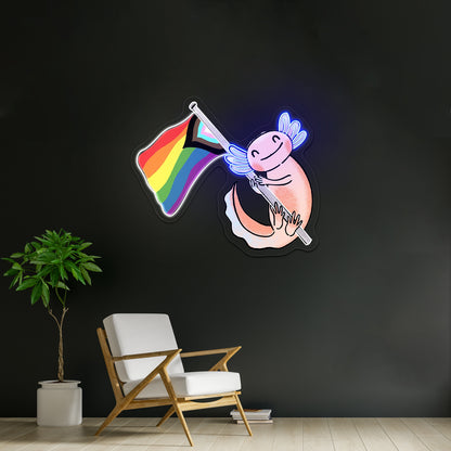 Baba Ram Dass Artwork Led Neon Sign - LED neon sign view 14