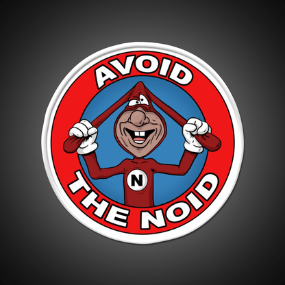 Avoid The Noid Fast Food Led Neon Sign For Burger Place Rgb Color - Shineneon