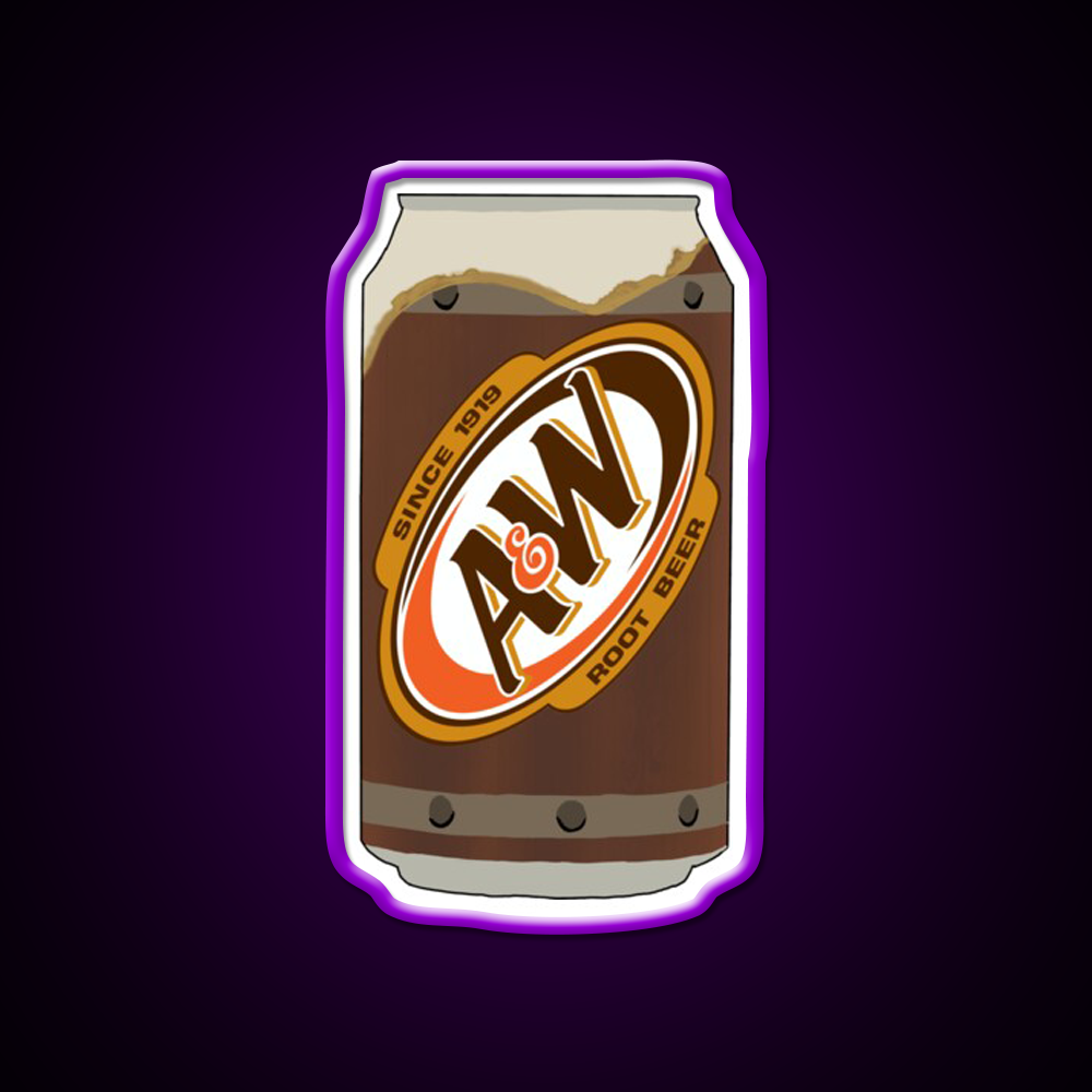 Aw Root Beer Bar Decor Led Neon Sign Rgb Color - LED neon sign view 9