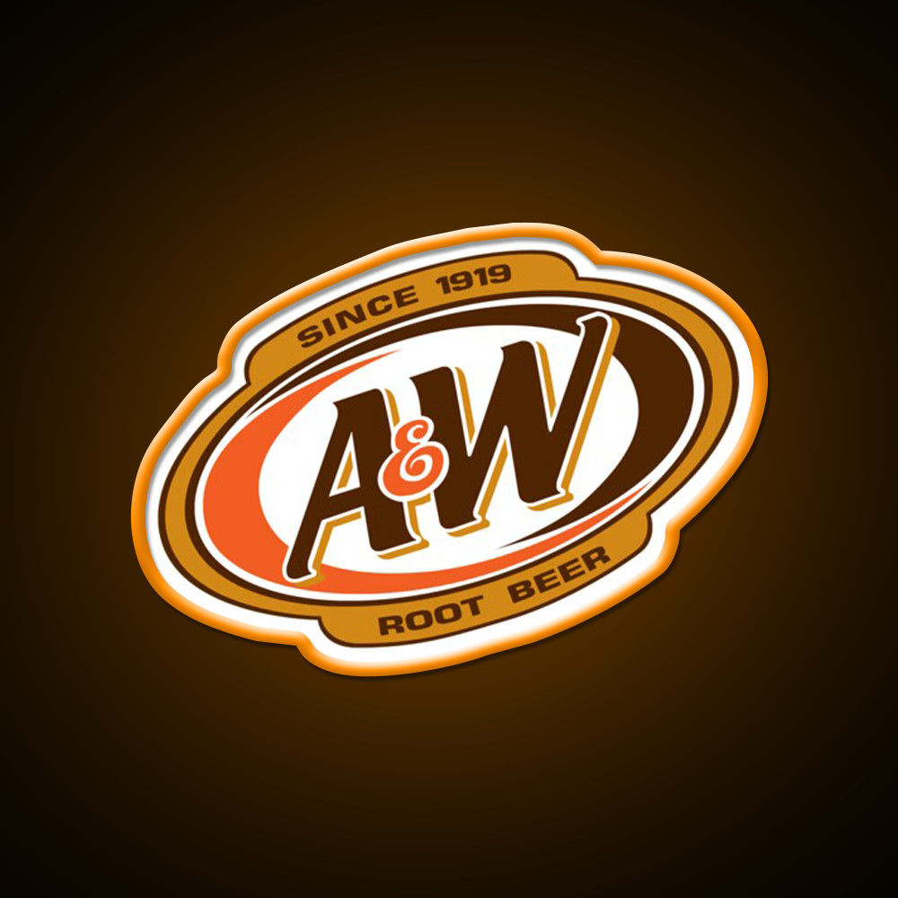 Aw Root Beer Logo Classic Beer Bar Decor Led Neon Sign Rgb Color - LED neon sign view 6