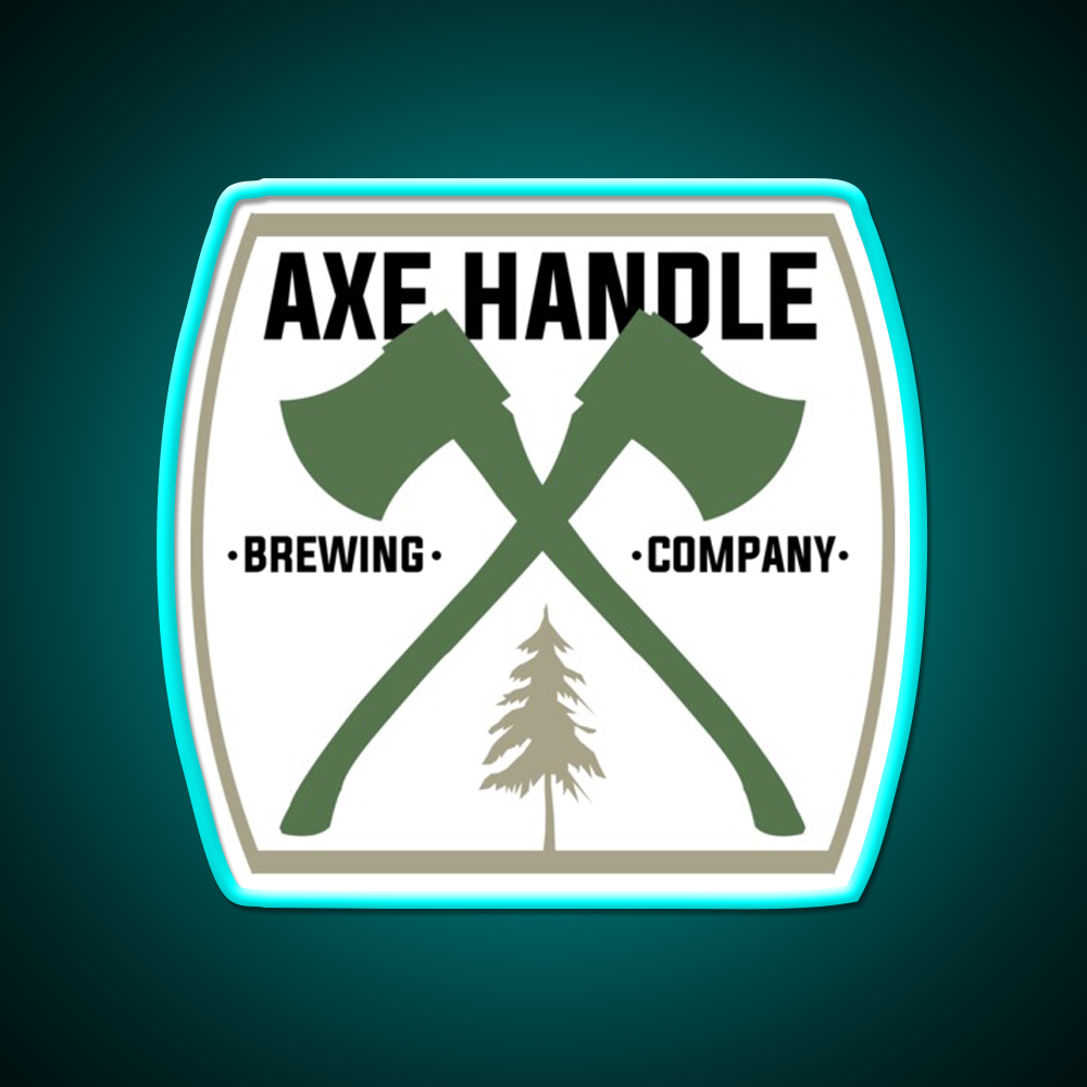 Axe Handle Beer Brewery Beer Bar Decor Led Neon Sign Rgb Color - Size and dimension reference