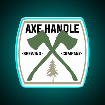 Axe Handle Beer Brewery Beer Bar Decor Led Neon Sign Rgb Color - Size and dimension reference