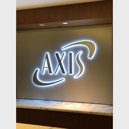 Axis 3D Backlit Channel Letters Led Light Sign - Shineneon