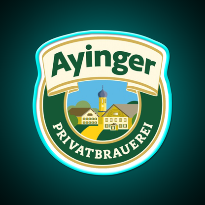 Ayinger Bavaria Beer Bar Decor Led Neon Sign Rgb Color - Size and dimension reference