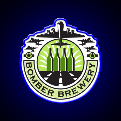 B 17 Heavy Bomber Beer Bottle Brewery Retro Beer Bar Decor Led Neon Sign Rgb Color - LED neon sign view 5