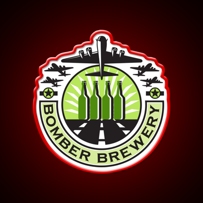 B 17 Heavy Bomber Beer Bottle Brewery Retro Beer Bar Decor Led Neon Sign Rgb Color - LED neon sign view 10