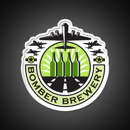 B 17 Heavy Bomber Beer Bottle Brewery Retro Beer Bar Decor Led Neon Sign Rgb Color - LED neon sign view 11