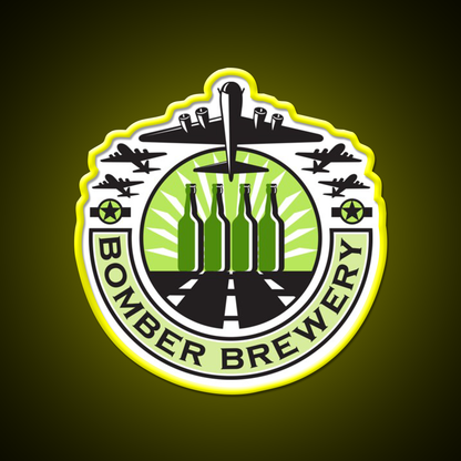 B 17 Heavy Bomber Beer Bottle Brewery Retro Beer Bar Decor Led Neon Sign Rgb Color - LED neon sign view 7