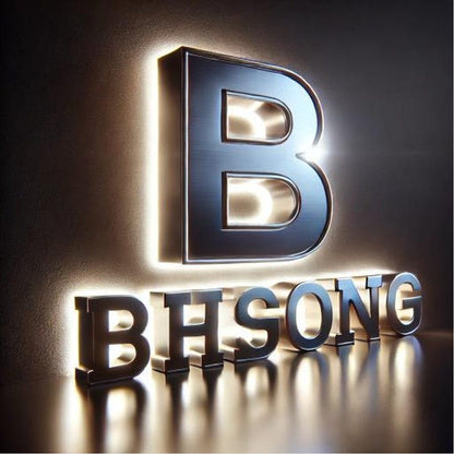 B Bhsong 3D Backlit Channel Letters Led Light Sign - Shineneon