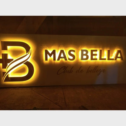 B Mas Bella 3D Backlit Channel Letters Led Light Sign - Shineneon