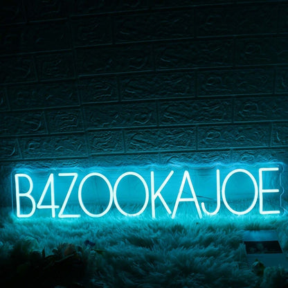 B4zookajoe Blue Led Neon Sign - Shineneon